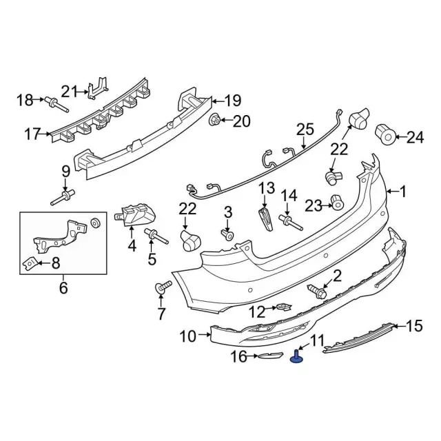 Floor Pan Splash Shield Screw - Ford (W700501S450B)