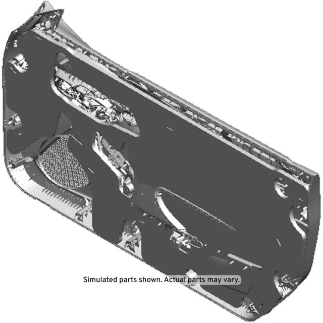 84165439 - : Jet Black Front Driver Side Door Trim for GM Image
