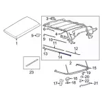 M2DZ7854752A - Body: Rear Weather-strip for Ford: Bronco Image