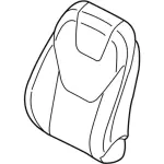 FT4Z5864417DD - : Cover Assembly Seat Back for Ford Image