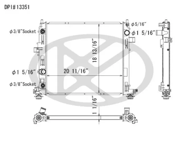 A13351 - : Koyorad Radiator for Koyo Image