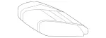 16792002039E38 - Body: Seat Cover for Mercedes-Benz Image