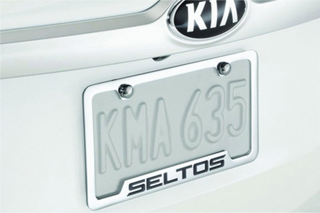 Q5F39AM200 - Exterior: License Plate Frame Chrome for Kia: Seltos Image