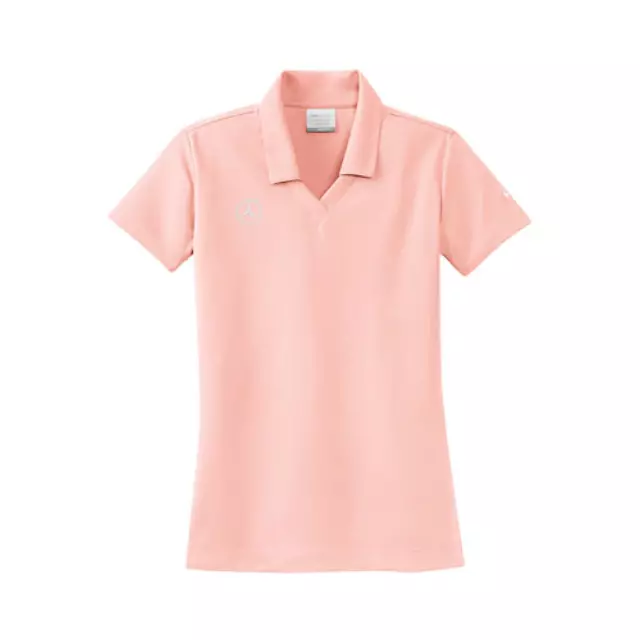 144403504 - : Mer Womens Nike Dri-Fit Micro Pique Polo for Mercedes-Benz Image