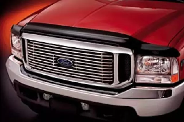 99 thru 07 F250 F350 Super Duty OEM Genuine Ford Smoke Hood Deflector Bug Shield - Ford (F81Z-16C900-BA)