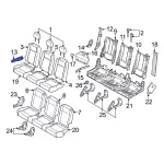 LK4Z9967113DA - Body: Armrest for Ford: Transit-150, Transit-250, Transit-350, Transit-350 HD Image