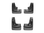 110060120060 - : Black MudFlap No-Drill DigitalFit® MudFlap Kit for WeatherTech Image