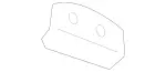 2058806008 - Detachable Parts: Towing Eye Cover for Mercedes-Benz: C350e, C400, C450 AMG, C63 AMG Image