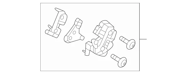 167920431864 - Rear Seat Bench: Lock for Seat Backrest for Mercedes-Benz: GLE350, GLE450e, GLE580, GLS450, GLS580, GLS63 AMG, Maybach GLS600 Image image