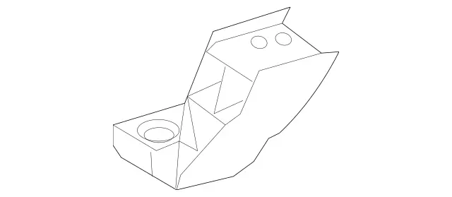 2535010520 - Radiator: Holder for Mercedes-Benz: CLS450, CLS53 AMG, E300, E350, E400, E43 AMG, E450, E53 AMG, GLC300, GLC43 AMG, GLC63 AMG Image image