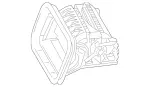 231830010339 - : Housing, Air Conditioner for Mercedes-Benz: CLS400, CLS550, CLS63 AMG, CLS63 AMG S, SL400, SL450, SL550, SL63 AMG, SL65 AMG Image