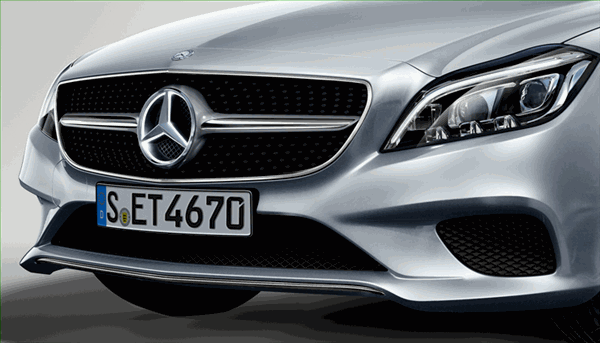 Illuminated Mercedes Star - Chrome - Mercedes-Benz (1668177500)