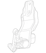 1723200943 - Front Axle: Holder for Mercedes-Benz Image