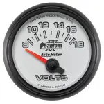 7592 - : GAUGE, VOLTMETER, 2 1/16", 18V, ELECTRIC, PHANTOM II for AutoMeter Image