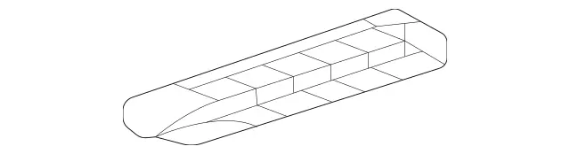 2908806403 - Attachment Parts: Trim Grille for Mercedes-Benz Image