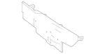 2466870507 - Cowl, Front Panel: Cover, Crossmember for Mercedes-Benz Image