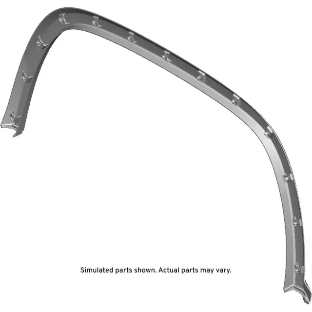 84731929 - Body: Wheel Opening Molding for Chevrolet: Silverado 2500 HD, Silverado 3500 HD Image