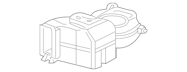 2308303503 - Heating and Ventilation: Housing for Mercedes-Benz: SL500, SL55 AMG, SL550, SL600, SL63 AMG, SL65 AMG, SLR McLaren Image image