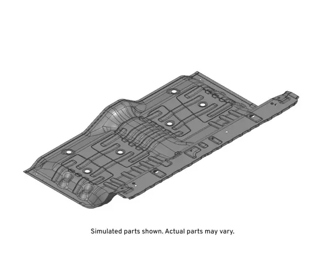 84458145 - Body: Rear Floor Pan for Chevrolet: Silverado 1500, Silverado 1500 LTD, Silverado 2500 HD, Silverado 3500 HD | GMC: Sierra 1500, Sierra 1500 Limited, Sierra 2500 HD, Sierra 3500 HD Image