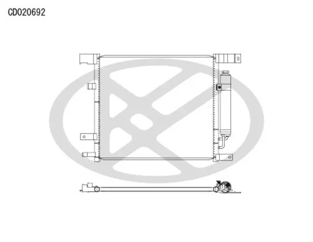 CD020692 - Air Conditioning &amp; Heat: Koyorad A/C Condenser for Koyo Image