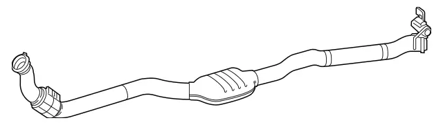 1674903003 - Exhaust System: Premuffler for Mercedes-Benz: GLS450 Image image