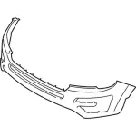 FB5Z17D957JPTM - Body: Bumper Cover for FORD Image