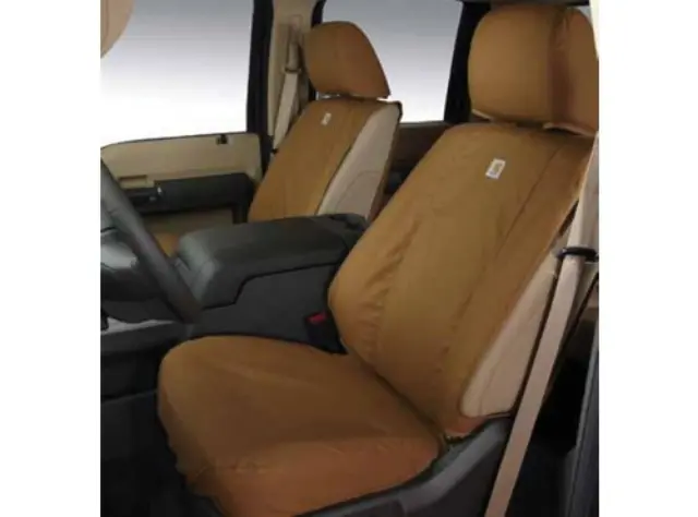 VBL3Z1663812J - Interior: Carhartt Seat Covers By Covercraft, Brown for Ford Image