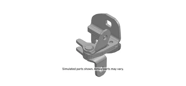 23396437 - Body: Upper Hinge for Cadillac: Escalade, Escalade ESV | Chevrolet: Silverado 1500, Silverado 1500 LTD, Suburban, Tahoe | GMC: Sierra 1500, Sierra 1500 Limited, Sierra 2500 HD, Yukon, Yukon XL Image