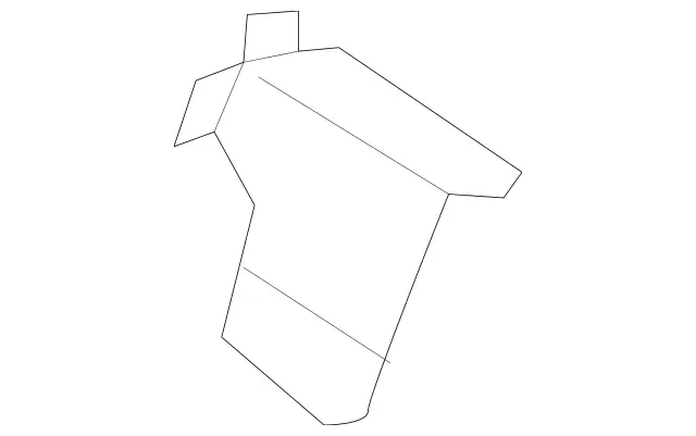 2046460662 - Rear End: Connecting Sheet for Mercedes-Benz: C250, C300, C350, C63 AMG Image image