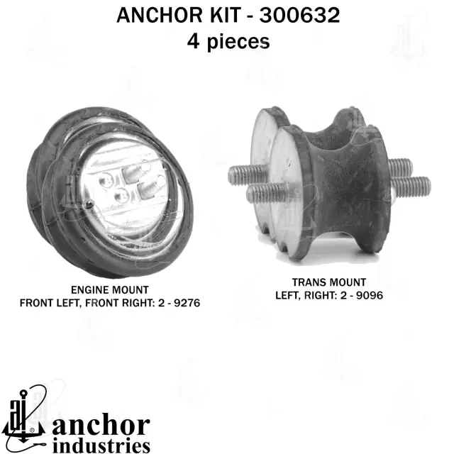 300632 - Engines &amp; Components: Anchor Engine Mount Kit for Anchor Image