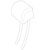 1769700100648M62 - Body: Headrest, Outer for Mercedes-Benz Image
