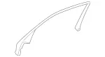 2027201222 - : Upper Molding for Mercedes-Benz Image