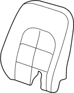 876205DB0B - Body: Seat Back Cover for Infiniti Image