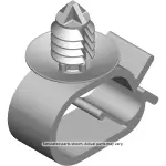 11548956 - Body: Actuator Clip for GM Image image