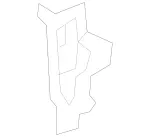 2056801225 - : Dampening, Roof Frame for Mercedes-Benz: C350e, C400, C450 AMG, C63 AMG Image