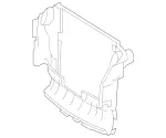 1645000416 - Radiator: Air Deflector Plate for Mercedes-Benz: GL320 Image