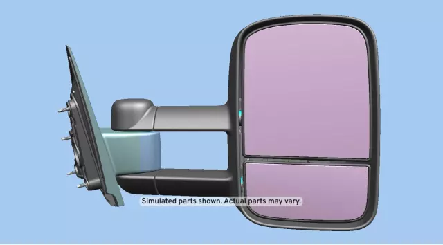 22820396 - Body: Mirror Assembly for Chevrolet: Silverado 1500, Silverado 2500 HD, Silverado 3500 HD | GMC: Sierra 1500, Sierra 2500 HD, Sierra 3500 HD Image