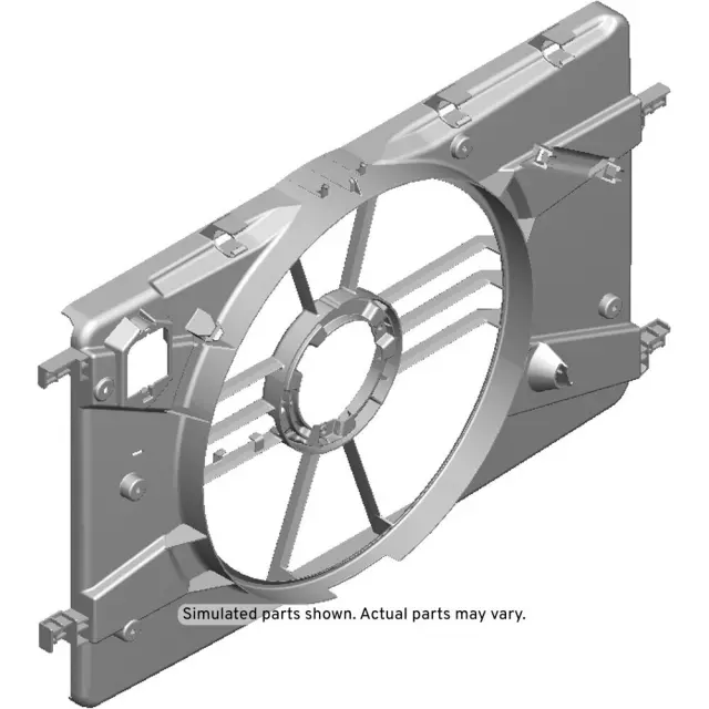 13289627 - Cooling System: Fan Shroud for Chevrolet: Cruze, Cruze Limited Image