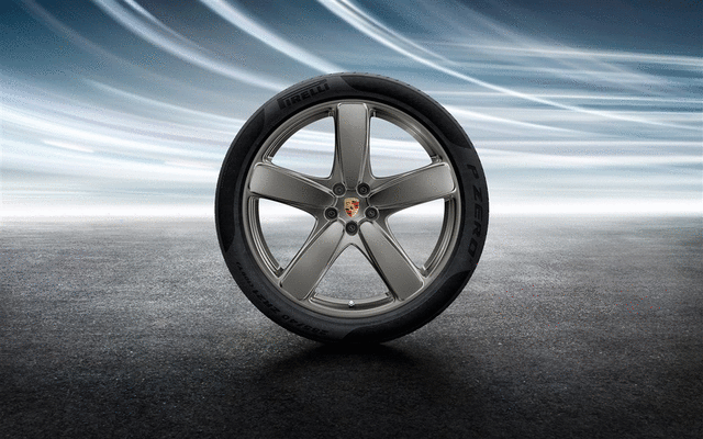 95B044665R - Wheels: 21-Inch Sport Classic Summer Wheel-And-Tire for Porsche: Macan Image
