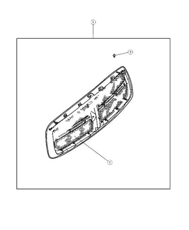 5073296AA - Cooling: Panel Grille, Right for Dodge: Ram 1500, Ram 2500, Ram 3500 Image
