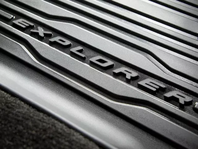 LB5Z7813300AA - Interior: Floor Liner, Tray Style, Black for Ford: Explorer, Transit Connect Image