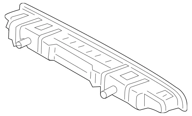 230820095664 - Electrical System: Additional Brake Lamp for Mercedes-Benz: SL500, SL55 AMG, SL550, SL600, SL63 AMG, SL65 AMG Image image