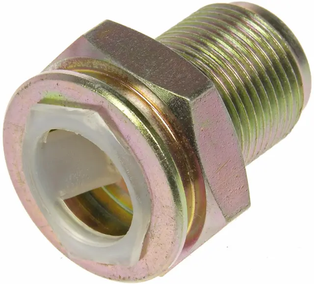 800601 - Transmission &amp; Drivetrain: Auto TransOil Cooler Line Connector Replaces Ford 1F2Z7D273AA, F6DZ7D273BA for Dorman Image