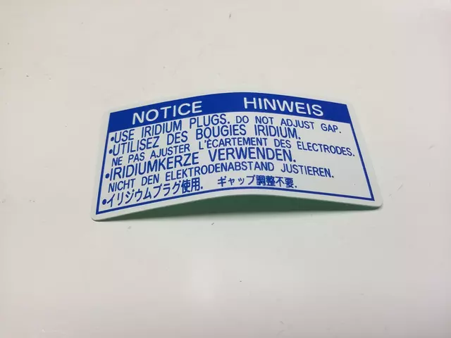 1128928010 - Body: Caution Label for Scion: tC | Toyota: Camry, Highlander, RAV4, Solara Image