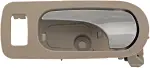 81828 - : Interior Door Handle - Front Left - Chrome Lever+Light Gray (Titanium) for Dorman Image
