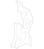 2075050988 - : Cover For Air Inlet for Mercedes-Benz: E550 Image