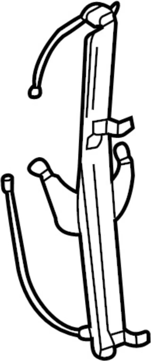 827210W210 - Body: Regulator for INFINITI: QX4 Image