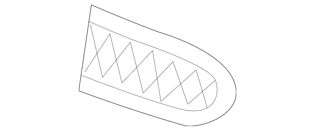 2098850323 - Body: Outer Grille for Mercedes-Benz Image