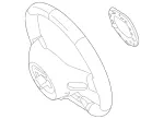 46046029E38 - Steering: Steering Wheel for Mercedes-Benz Image