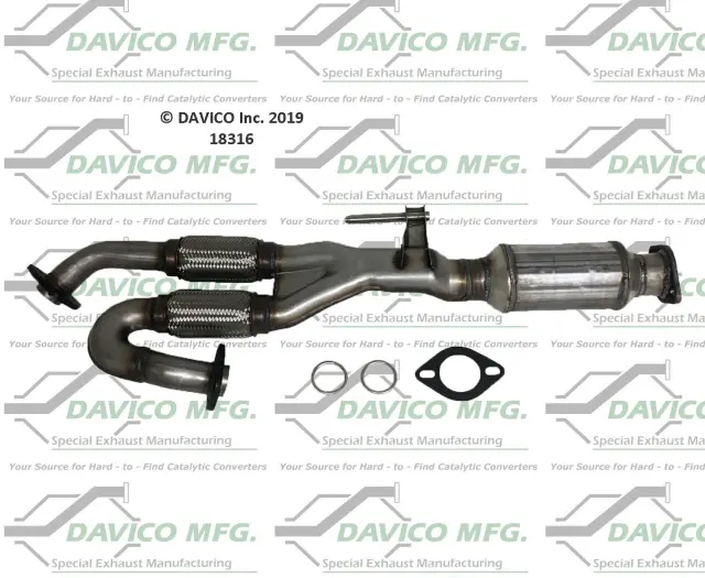 18316 - : Direct Fit Catalytic Converter for DAVICO CONVERTERS Image